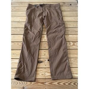 Prana Straight Fit Pants Size 36x32 Men’s Brown